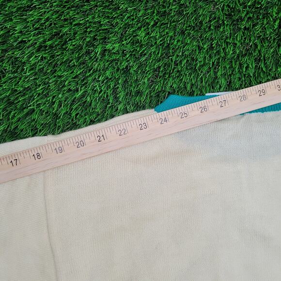 Vintage 80s MOD Sweater Womens XS/S 17x24 Ivory - Picture 6 of 12